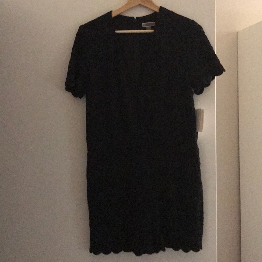 Chelsea28 Black Lace Romper